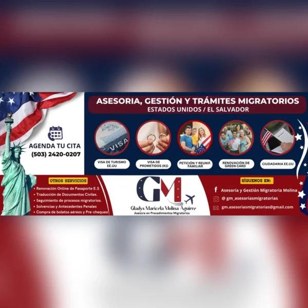 Gestoría migratoria en El Salvador